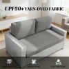 2 terrace furniture cushions, outdoor sofa cushions, sofa cushions, gray(cushion only)