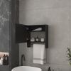 Medicine Cabinet Ulysses, Bathroom, Black