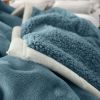 SOGA 2X Lake Blue Throw Blanket & Bed Sofa Comforter