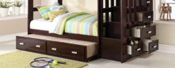Allentown Espresso Finish Twin/Twin Bunk Bed W/Trundle & Storage