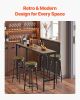 Bar Table Height Pub Table Cocktail Coffee Counter Kitchen Dining 55x15x39 in