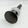Bathroom Sink Drain without Overflow, Vessel Sink Lavatory Vanity Pop Up Drain Stopper, 304 Stainless Steel