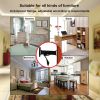 Anti Tip Furniture Anchors (2 Sets),Heavy Duty Furniture Wall Anchor, Adjustable Earthquake Straps, Furniture Anchors for Baby Proofing.