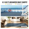 Gray Marine Carpet 6 ft x 39.3 ft Marine Carpeting Marine Grade Carpet for Boats with Waterproof Back Outdoor Rug for Patio Porch Deck Garage Outdoor