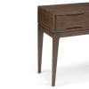 Harper 54 inch Wide Solid Wood Console Sofa Table in Walnut Brown