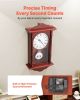Grandfather Clock Vintage Pendulum Wall Clock 18 in with Quartz Movement