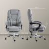 Vinsetto Heated Massage Office Chair, Reclining Computer Chair with Adjustable Height and Footrest