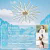 45Inches Ceiling Fan with Lights Remote Control Dimmable LED, 6 Gear Wind Speed Fan Light