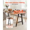 Table Legs, 29.1" H x 21.7" W Trapezoid Steel Furniture Legs, Modular Design, Easy Assembly, 2204 lbs Max Load Heavy Duty, Ideal for Home Office Desk