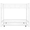 Twin over Twin Bunk Bed with Trundle, White(OLD SKU:MF192387AAK)