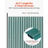 Bottom Locking Privacy Slats, Double-Wall Vertical Bottom-Locking Slats with Wings for Chain-Link Fence