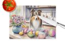 NEW Decorating Easter Sheltie Glass Cutting Board Decorative Tempered Glass Kitchen Cutting and Serving Board Large Size Chopping Board