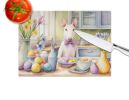 NEW Decorating Easter Bull Terrier Glass Cutting Board Decorative Tempered Glass Kitchen Cutting and Serving Board Large Size Chopping Board