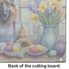 NEW Decorating Easter Belgian Tervuren Glass Cutting Board Decorative Tempered Glass Kitchen Cutting and Serving Board Large Size Chopping Board