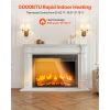 Electric Fireplace Insert, 28.5 inch Recessed and Wall Mounted with Adjustable Flame Color Brightness & 8h Timer & Remote Control