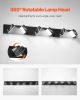 6-Light LED Modern Bathroom Vanity Light Fixtures 40.35-Inch Wall Light Fixtures