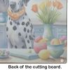 NEW Decorating Easter Dalmatian Glass Cutting Board Decorative Tempered Glass Kitchen Cutting and Serving Board Large Size Chopping Board