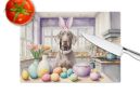 NEW Decorating Easter Weimaraner Glass Cutting Board Decorative Tempered Glass Kitchen Cutting and Serving Board Large Size Chopping Board