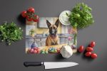 NEW Decorating Easter Belgian Malinois Glass Cutting Board Decorative Tempered Glass Kitchen Cutting and Serving Board Large Size Chopping Board
