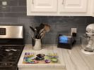 NEW Decorating Easter Curly-Coated Retriever Glass Cutting Board Decorative Tempered Glass Kitchen Cutting and Serving Board Large Size Chopping Board