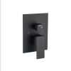 Matte Black Shower Set System Bathroom Luxury Rain Mixer Shower Combo