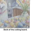 NEW Decorating Easter Akita Glass Cutting Board Decorative Tempered Glass Kitchen Cutting and Serving Board Large Size Chopping Board