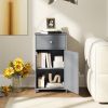 Bathroom Cabinet with Drawer Single Door with Adjustable Shelf