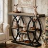 Console table, sofa table, entrance table with storage rack, Strong and Steady