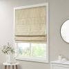 Printed Faux Silk Room Darkening Cordless Roman Shade