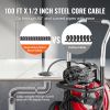VEVOR Drain Cleaner Machine Electric Drain Auger 100FT x 1/2 In Auto Feed