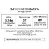 Edreyan Satin Nickel 52 inch 5 Blade Ceiling Fan