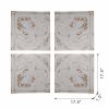 S/4 Distressed Wooden Square Wall Panels, 17.5x17.5"
