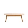 Center table Low Table 100% solid wood Top plate Desk Coffee table Width 100 x Depth 50 x Height 44 cm Study desk Work from home Easy to assemble Natu