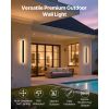 Outdoor Wall Light, 23.6 Inch, Long Strip Modern Exterior Wall Sconce Light Fixtures, 3000K Warm White, IP65 Waterproof