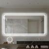 48*32 inch Bathroom Mirror with Led Lights , Anti-Fog Lighted Vanity Mirrors for Wall Mounted, 3 Colors and 5 level Dimmable, Horizontal/Vertical