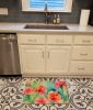 Carnations in Watercolor Memory Foam Kitchen Mat Machine Washable Anti-Fatigue Mat Cushion Comfort Bath Mat or Kitchen Rug