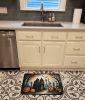 The Grim Reaper Spooky Halloween Memory Foam Kitchen Mat Machine Washable Anti-Fatigue Mat Cushion Comfort Bath Mat or Kitchen Rug