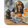 Bloodhound Fall Kitchen Pumpkins Memory Foam Kitchen Mat Machine Washable Anti-Fatigue Mat Cushion Comfort Bath Mat or Kitchen Rug