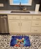 Chihuahua Hippie Dawg Memory Foam Kitchen Mat Machine Washable Anti-Fatigue Mat Cushion Comfort Bath Mat or Kitchen Rug