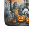Poodle Spooky Halloween Memory Foam Kitchen Mat Machine Washable Anti-Fatigue Mat Cushion Comfort Bath Mat or Kitchen Rug