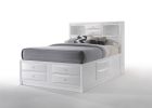 Ireland White Finish Queen Bed W/Storage