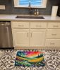 Buttercups in Color Memory Foam Kitchen Mat Machine Washable Anti-Fatigue Mat Cushion Comfort Bath Mat or Kitchen Rug
