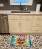 Pomeranian Hippie Dawg Memory Foam Kitchen Mat Machine Washable Anti-Fatigue Mat Cushion Comfort Bath Mat or Kitchen Rug
