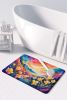 Freesia in Color Memory Foam Kitchen Mat Machine Washable Anti-Fatigue Mat Cushion Comfort Bath Mat or Kitchen Rug