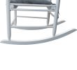 wooden porch rocker chair WHITE, without mat