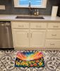 Daffodils in Color Memory Foam Kitchen Mat Machine Washable Anti-Fatigue Mat Cushion Comfort Bath Mat or Kitchen Rug