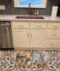 Norwich Terrier The Chef Memory Foam Kitchen Mat Machine Washable Anti-Fatigue Mat Cushion Comfort Bath Mat or Kitchen Rug