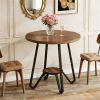 Round dining table, small kitchen dining table, coffee table, conference table