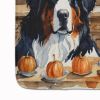 Bernese Mountain Dog Fall Kitchen Pumpkins Memory Foam Kitchen Mat Machine Washable Anti-Fatigue Mat Cushion Comfort Bath Mat or Kitchen Rug
