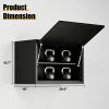 Heavy Duty Metal Wall Mounted Tool Storage Cabinet Steel Metal ,Garage Storage Cabinet for Garage,Workshop,Basement,,Kitchen,Assembly Required